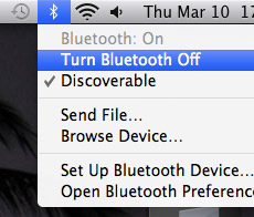 turn_off_bluetooth_mac Turn off Bluetooth for better battery life.