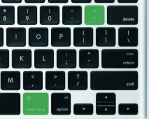 Zooming with Keyboard Shortcuts in the Web Browser – MacTip