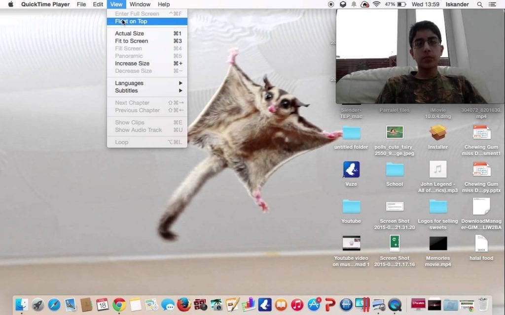 QuickTime How to record video + screen capture Train the Embodia