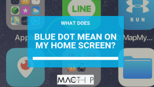 What The Blue Dot Means Next To Apps On Home Screen – MacTip